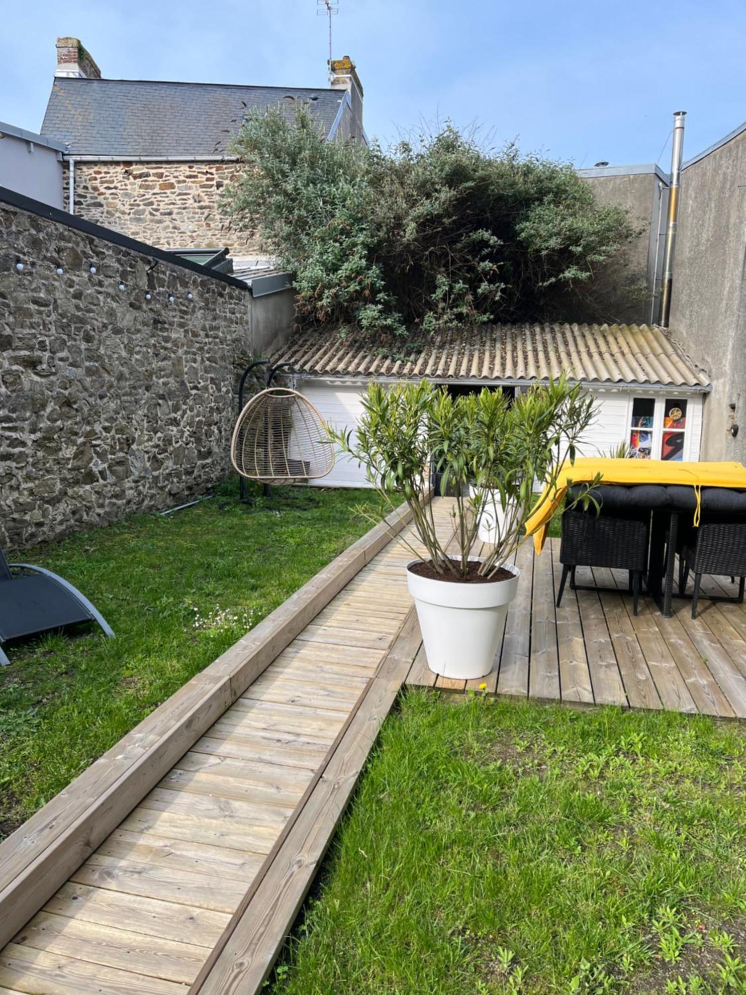 Maison De Ville Avec Jardin Clos Des Matignon Granville Extérieur photo
